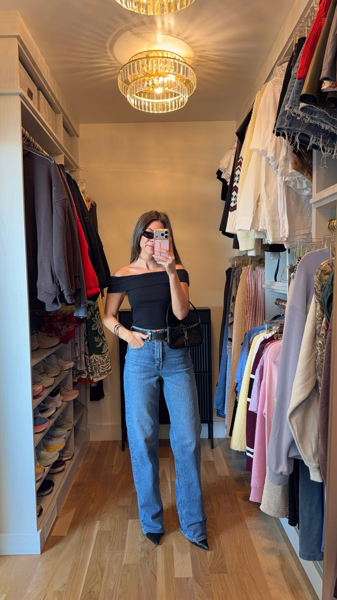 black off-the-shoulder top with medium wash jeans, black belt, and black boots 🍂

in my usual smalls & 2
long in the jeans

denim, jeans, fall outfits, fall dresses, autumn outfits, sweater dresses, midi dresses, long sleeve dresses, casual outfits, thanksgiving outfits, family photo outfits, date night outfits, work outfits, fall fashion, autumn fashion, cozy outfits, transitional outfits, neutral outfits, everyday outfits, weekend outfits, women's fashion

#LTKootd #LTKSeasonal #LTKgrwm