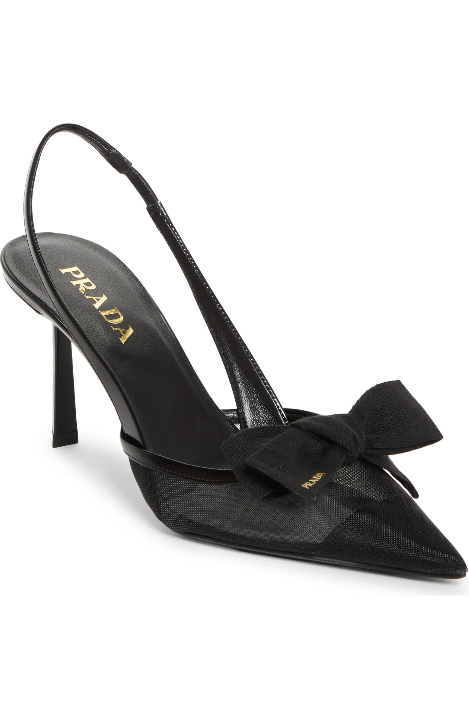 Mesh Bow Slingback Pump (Women) | Nordstrom