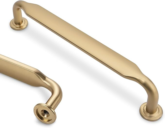 10 Pack 6-1/4 Inch Cabinet Pulls Champagne Bronze Kitchen Cabinet Handles Zinc Alloy Drawer Pulls... | Amazon (US)