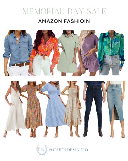 Fashion favorites on sale! Grab these stylish and affordable tops, dresses, and skirt during Amazon's Memorial Day sale!
#transitionallook #capsulewardrobe #casualoutfit #vacationstyle

#LTKSaleAlert #LTKSeasonal #LTKStyleTip
