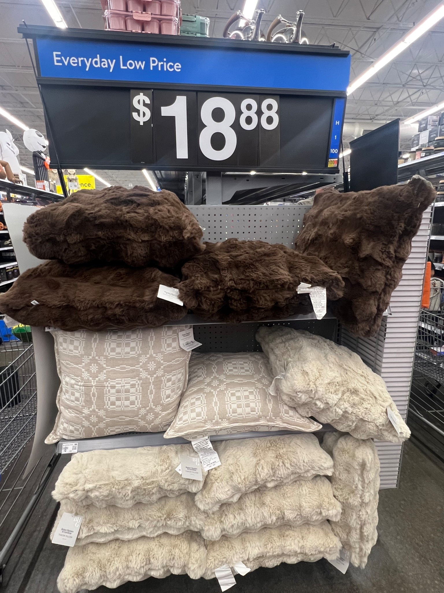 Faux Fur pillows @walmart! Such a great find! 

#LTKStyleTip #LTKHome
