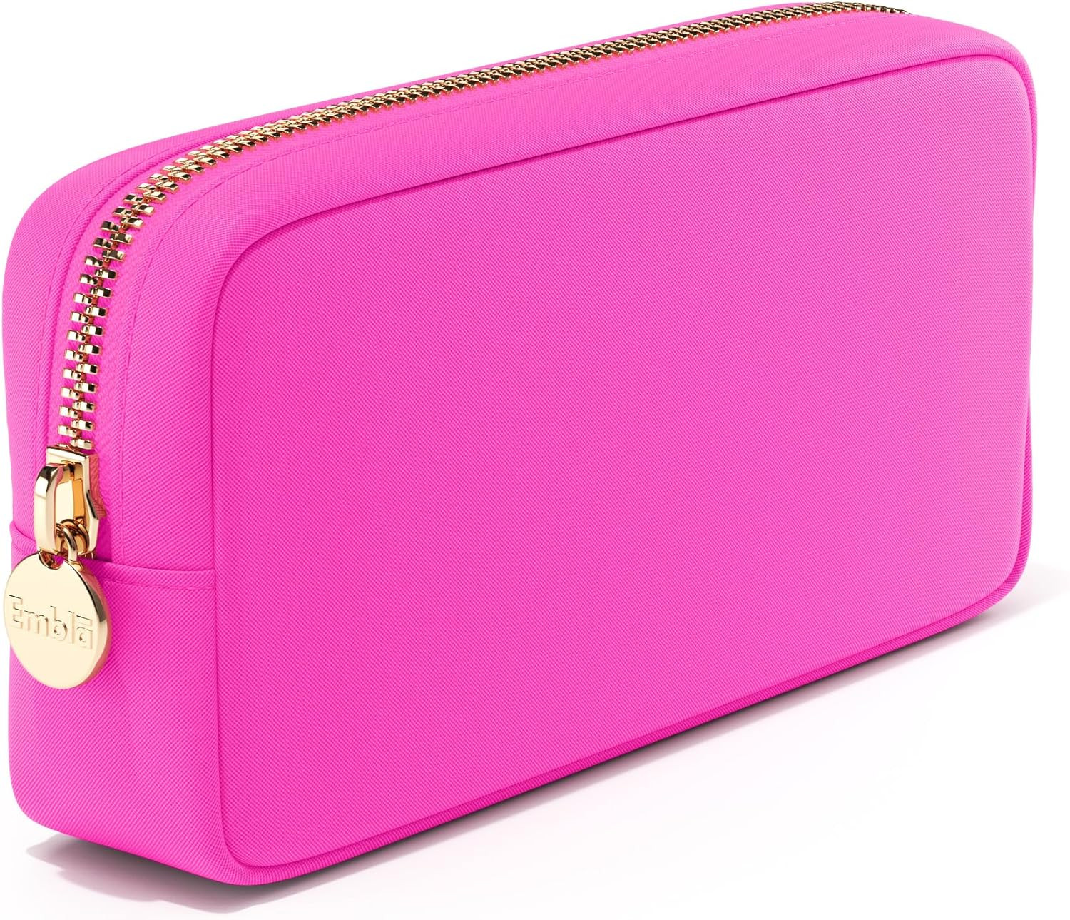 Embla Makeup Bag Travel Cosmetics Pouch and Toiletry Bag, Nylon Zipper Pouch Purse, Cute Make Up ... | Amazon (US)