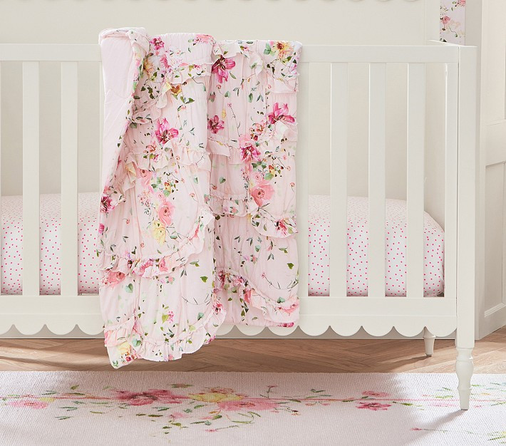Monique Lhuillier Jolie Baby Quilt | Pottery Barn Kids