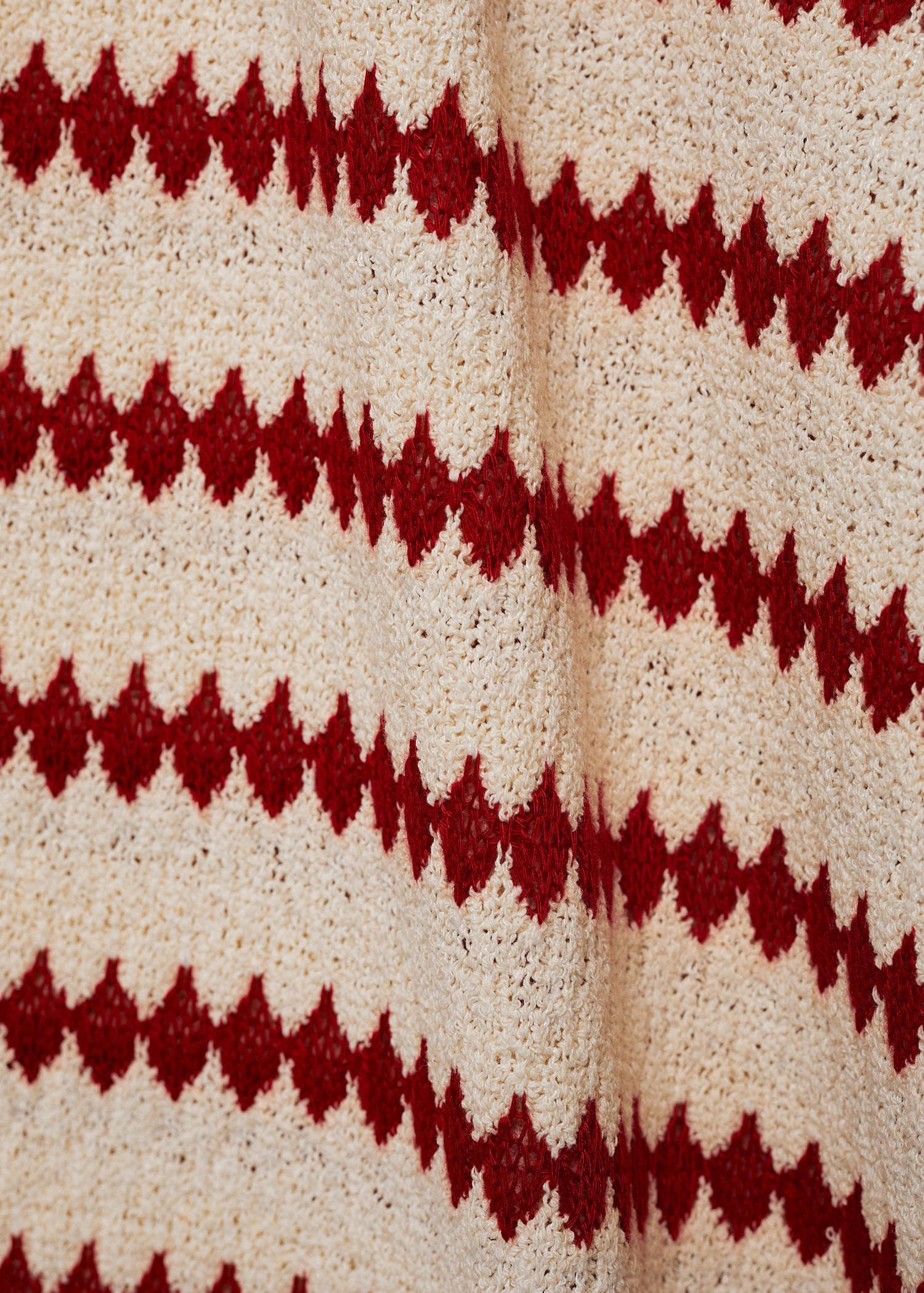 Knitted pants with geometric print | Mango (US/MX/AU)