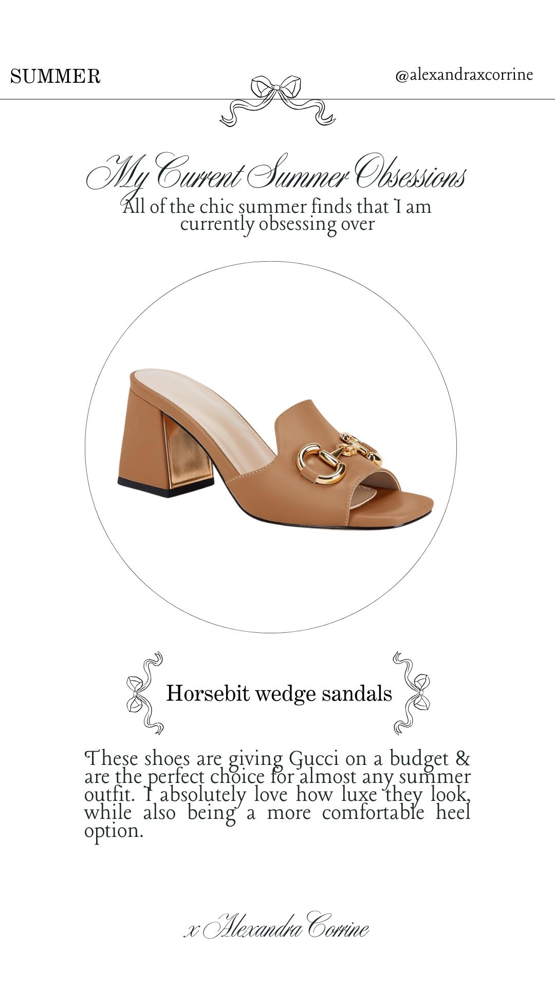 My current summer obsessions 🥂 all of the chic summer finds that I am currently obsessing over 🦪

Summer fashion, chic summer style, summer accessories, beach day, pool day, tan, wedge sandals, wedge heels, horsebit

#LTKSeasonal