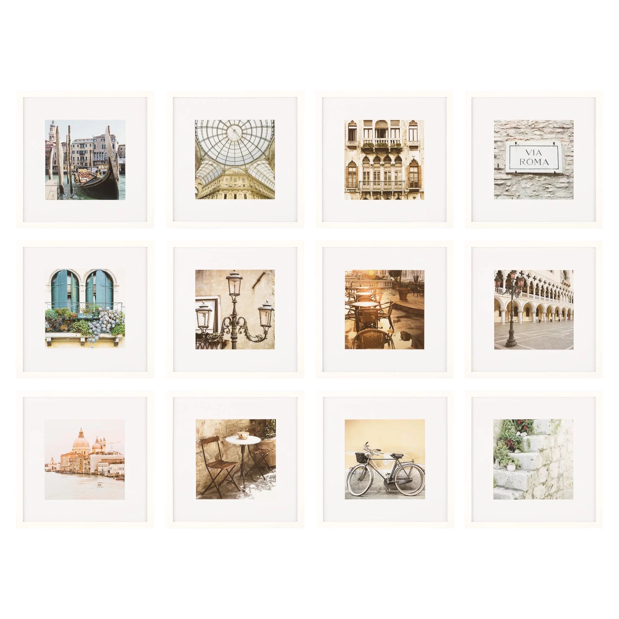 Gallery Perfect 8 x 8 White Gallery Wall Frame 12 Count | Walmart (US)