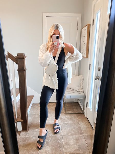Baseball mom attire today! I love the comfort and style of bodysuits. The Free People one is just as good as this Align. Tts and all you have to consider is what sweatshirt or over shirt you will wear with it 

#LTKcurves #LTKstyletip #LTKunder100