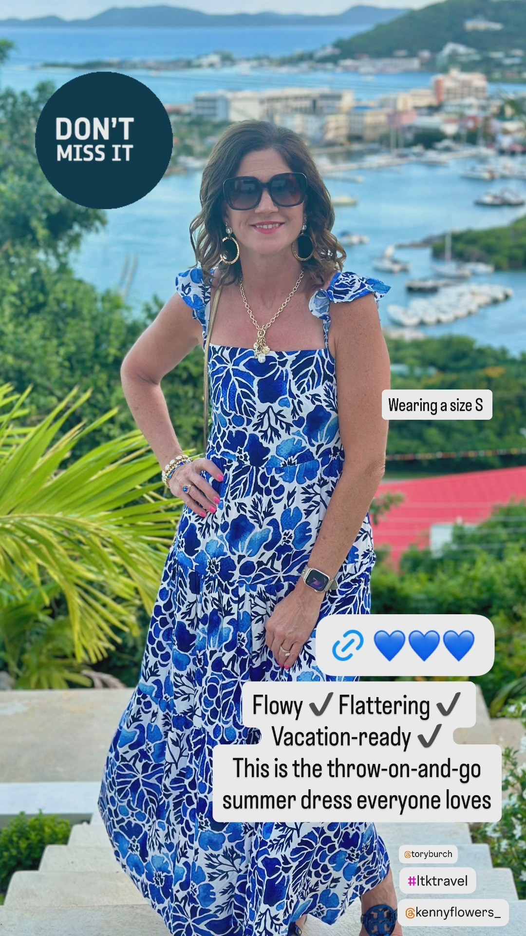 Resort Dress 

BACK IN STOCK 💙
The Kenny Flowers dress that had a 1,000+ person waitlist is finally back—and it’s just as good as everyone said.
Easy, flattering, and perfect for vacations, summer weddings, summer dinners, or resort days. This one never lasts long.

✨ True throw-on-and-go
✨ Great length & flow
✨ A fan favorite for a reason

Kenny Flowers dress, blue floral dress, vacation dress, resort wear, summer maxi dress, tropical dress, flattering summer dress, beach vacation outfit, island style, travel outfit, back in stock dress, summer dresses for women, summer wedding dress, cruise outfit, Caribbean style, vacation packing list, cruise dress, 

#ltkbackinstock #ltksummer #ltktravel #ltkvacation
#kennyflowers #vacationdress #summerstyle
#resortwear #beachdress #islandstyle
#summeroutfit #travelstyle #floralmaxi 

#LTKSeasonal #LTKTravel #LTKOver40