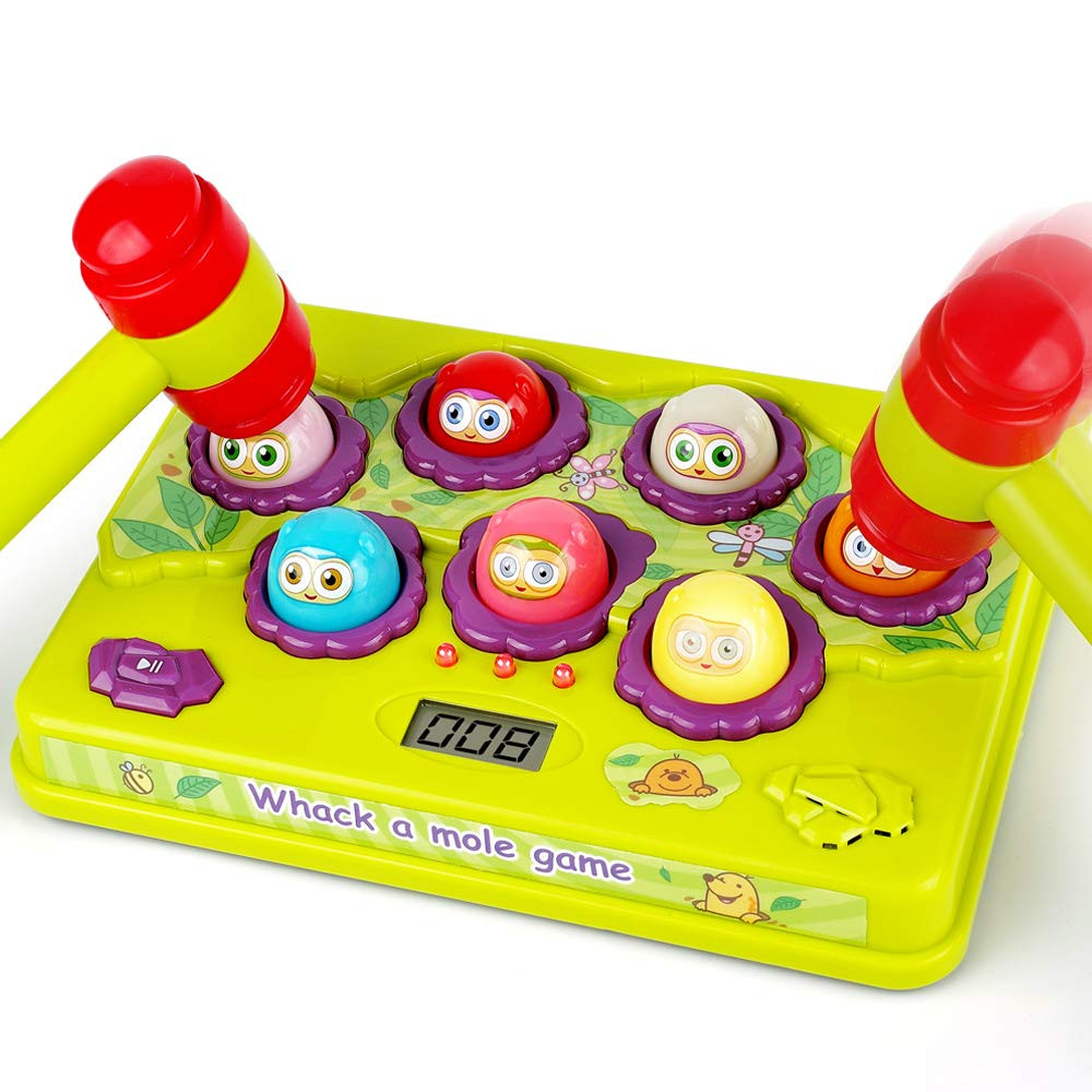 BAODLON Interactive Pound a Mole Game, Toddler Toys, Light-Up Musical Pounding Toy, Early Develop... | Amazon (US)