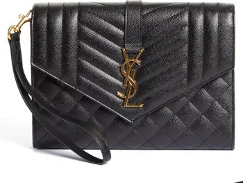 Monogram Matelassé Leather Clutch | Nordstrom