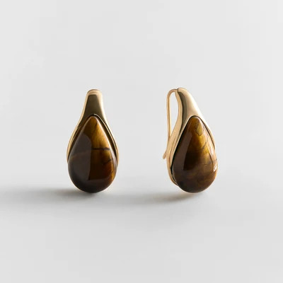 Fernanda Semi-Precious Drop Earrings | BaubleBar