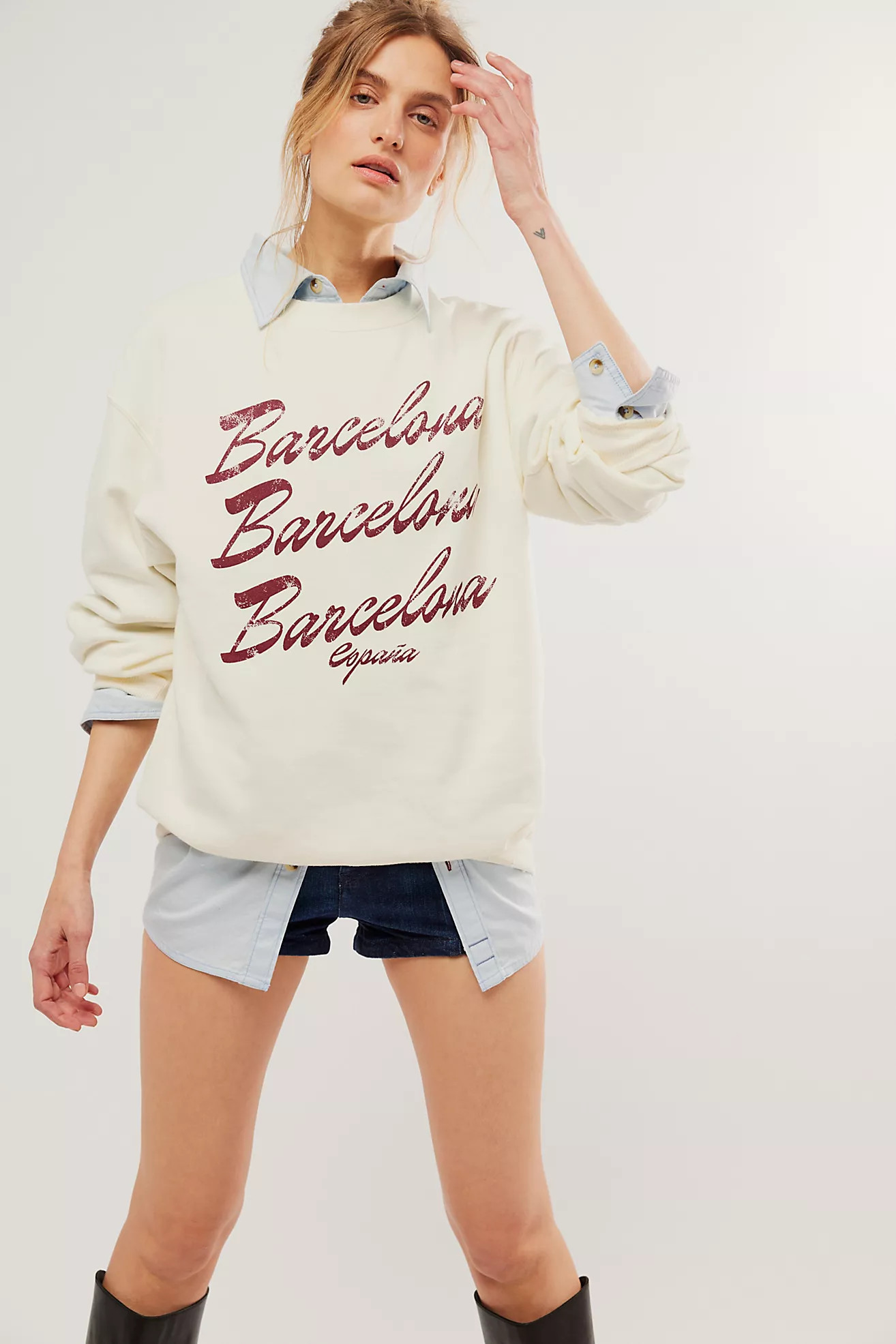 Barcelona Trio Crew | Free People (Global - UK&FR Excluded)