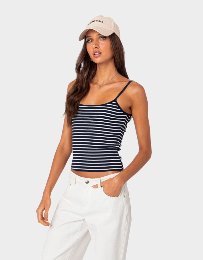 EDIKTED Gretta Striped Ribbed Tank Top | Tillys