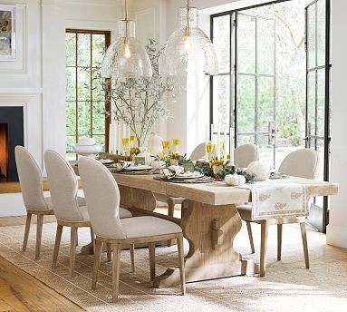 Lyon Extendable Dining Table (76”–112”) | Pottery Barn (US)