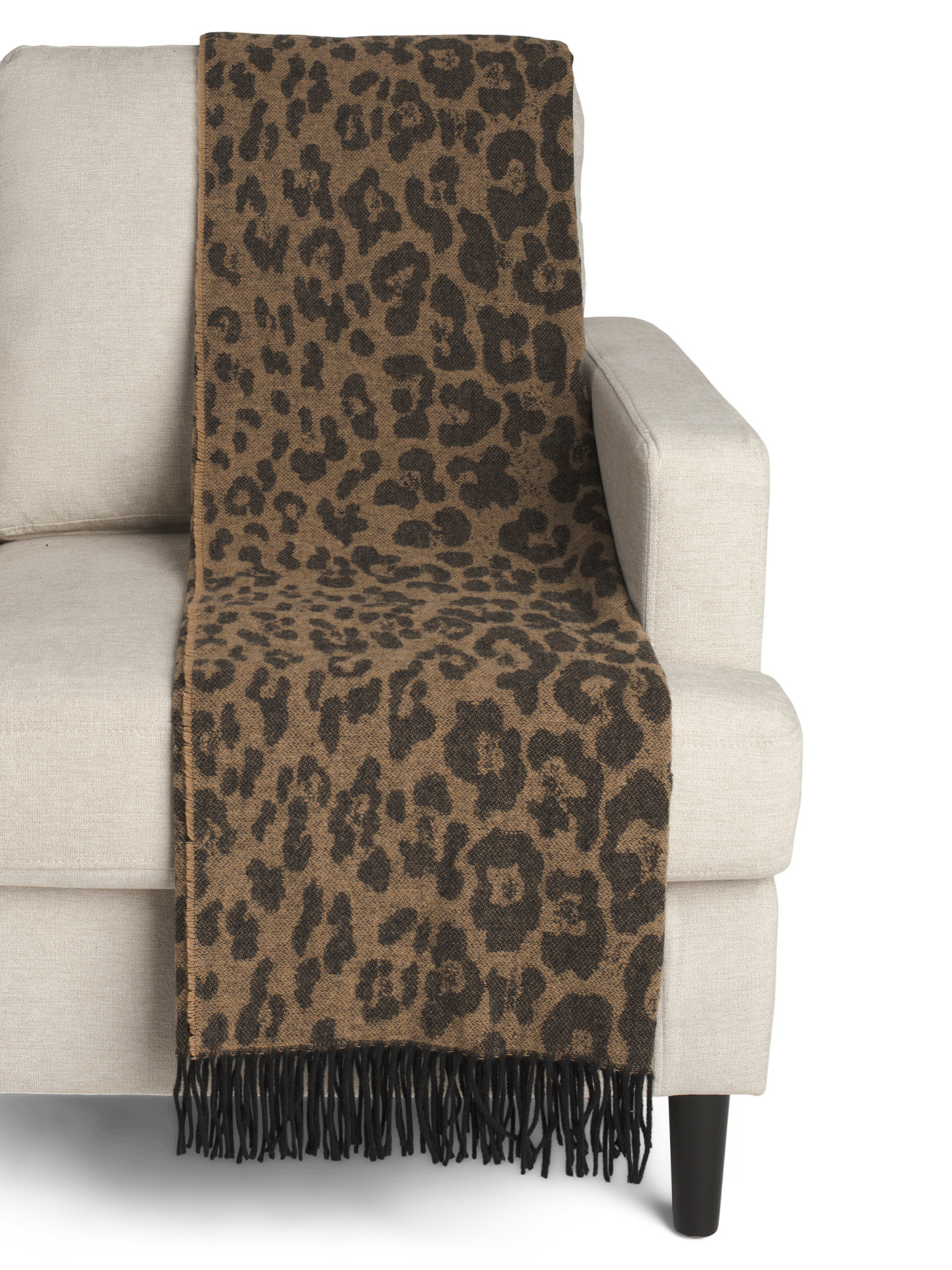 Made In Italy Leopard Print Throw | TJ Maxx