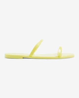 Jelly Slide Double Band Sandals | Express