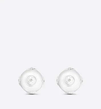 Dior Tribales Earrings Silver and Silver-Tone Crystals | DIOR | Dior Couture