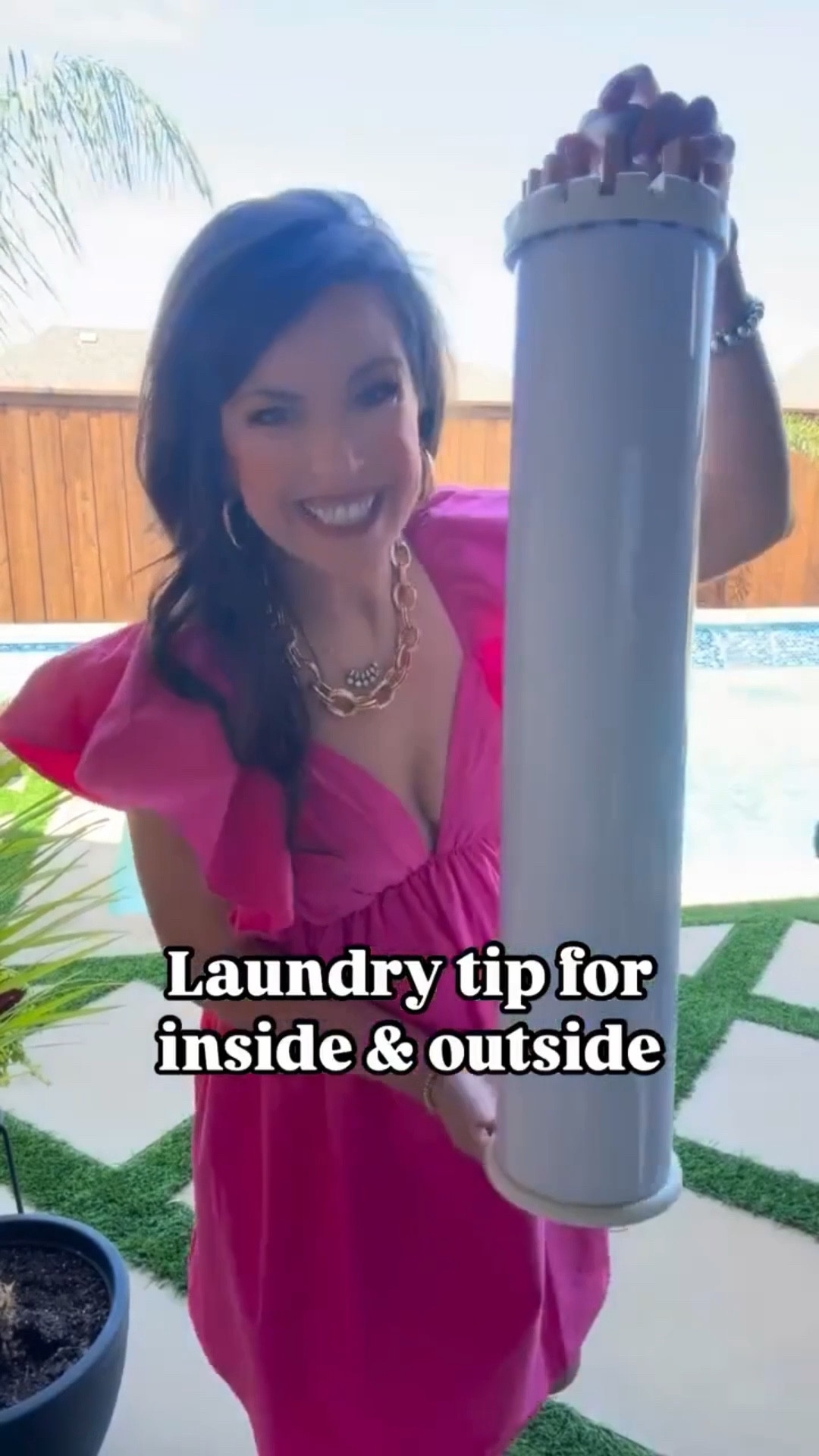 Just because Summer is gone doesn’t mean your drying rack has to be! An absolute favorite for laundry and poolside! We use it for all the pool towels too. Just keeps things from stacking up in the laundry! 🩷

#laundry #laundrytips #pool #poolparty #poolside #pool  #liketkit #LTKFindsUnder50 #LTKHome

#LTKGiftGuide #LTKFindsUnder100 #LTKmomlife