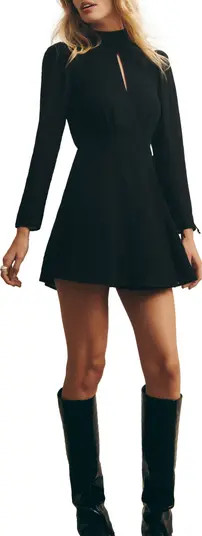Long Sleeve Mock Neck Dress | Nordstrom