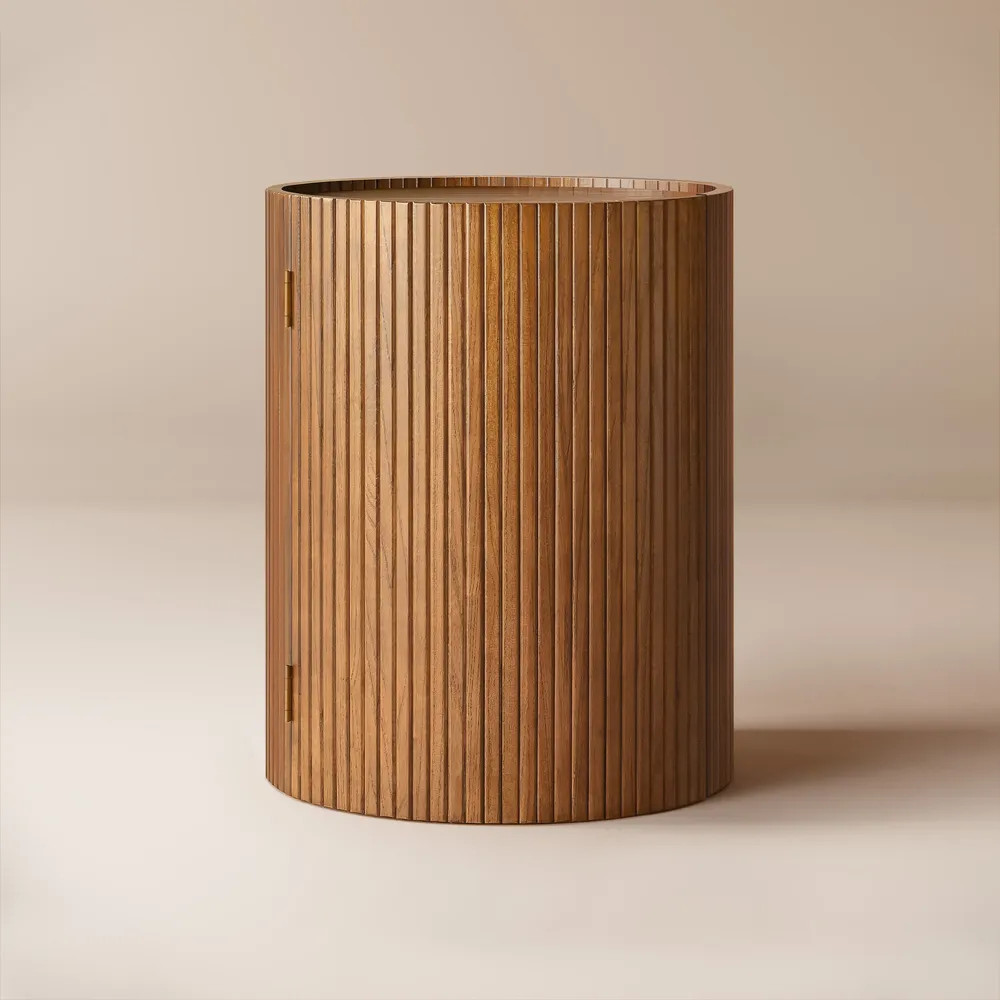 Elliot 16" Solid Wood Side Table | Hernest