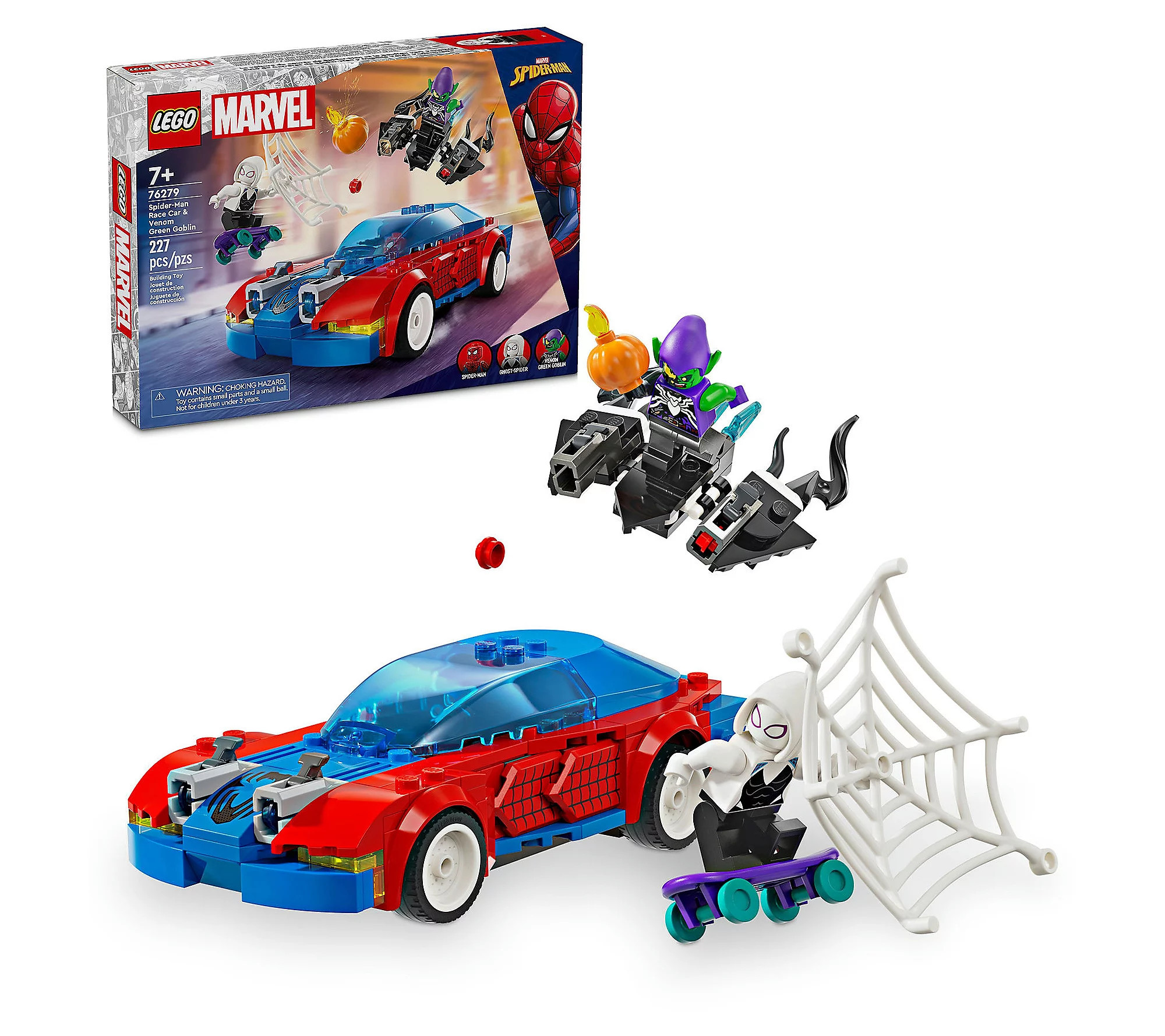 LEGO Marvel Spider-Man Race Car & Venom Green G oblin 76279 | QVC