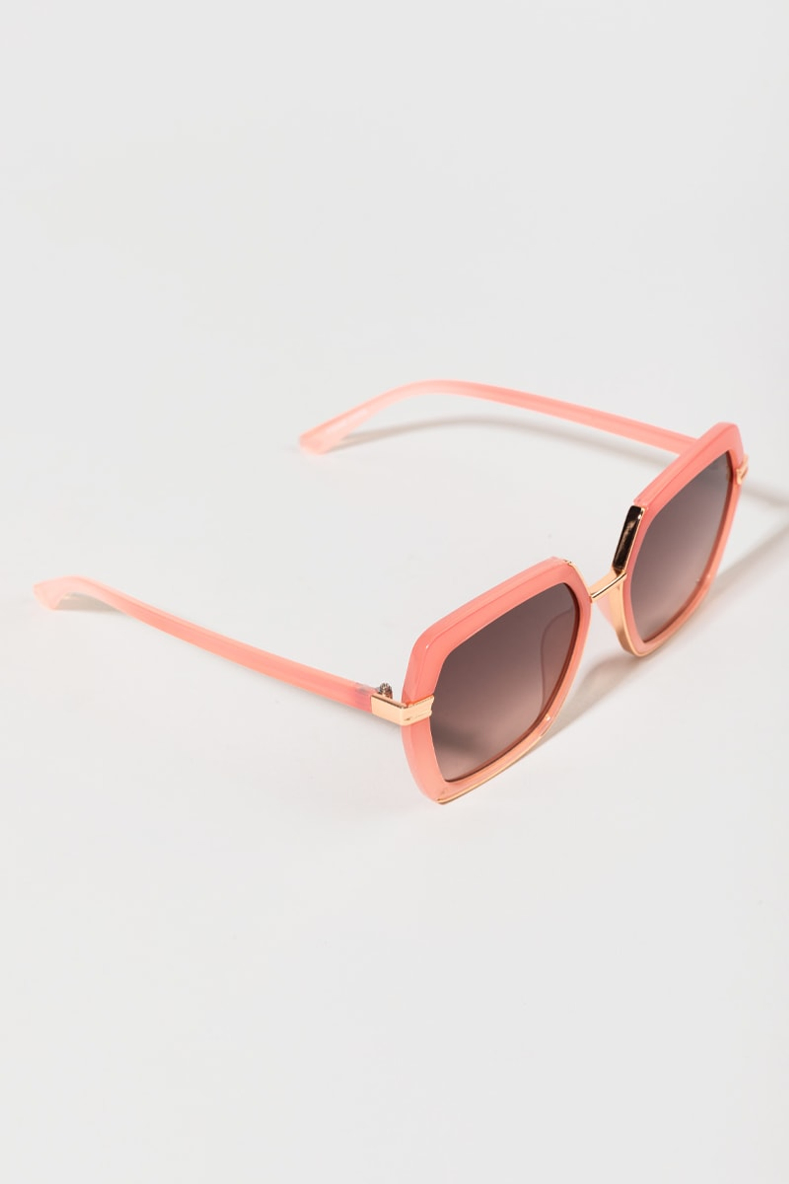 Lola Geo Hexagon Sunglasses | Francesca's