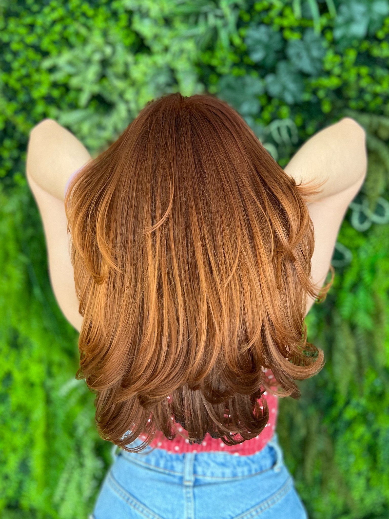 Freshly cut and dyed copper hair needs the best care! I love Davines and Redken for my color care, and for the overall health of my hair & avoiding frizz I use Wella’s OR serum and Morrocanoil Mending Infusion the tips.

#LTKHair #LTKBeauty #LTKEssentials #CopperHair #Ginger #ButterflyCut 

#LTKFind #LTKunder100 #LTKbeauty