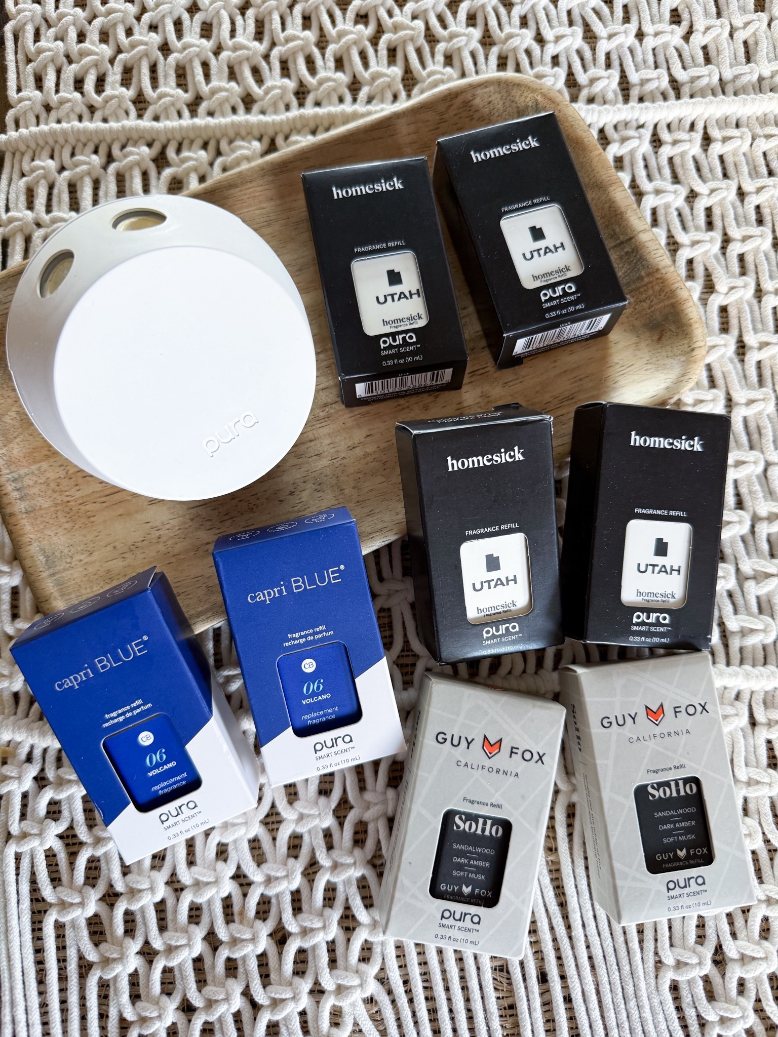 Spring reset, scent edition. I just swapped out all our Pura refills & this lineup is so good. Utah from Homesick is fresh + clean without being too floral, Capri Blue Volcano is always a favorite, & Guy Fox Soho adds that warm, cozy layer that makes the whole house feel calm. It’s the easiest way to make your home feel fresh for a new season without changing anything else. For reference, our home is 4,500 sq. ft. we have 4 Pura diffusers (3 upstairs, 1 downstairs) & it keeps everything smelling fresh without being overpowering.

pura diffuser – pura scents – spring home refresh – homesick utah – capri blue volcano – guy fox soho – home fragrance – air freshener – smart scent diffuser – whole home scent – plug in air freshener – home scent system – fragrance refill – clean home scent – cozy home – neutral home style – spring home decor – everyday home essentials – room fragrance – house scent – living room fragrance – bedroom air freshener – kitchen air freshener – long lasting home fragrance – modern home scent – minimal home decor – fresh home vibes

#LTKHome #LTKdayinmylife #LTKmomlife