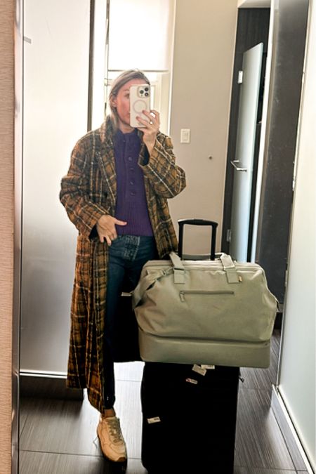 Travel day outfit and the best travel carryon bag ever 

#LTKsalealert #LTKstyletip #LTKtravel