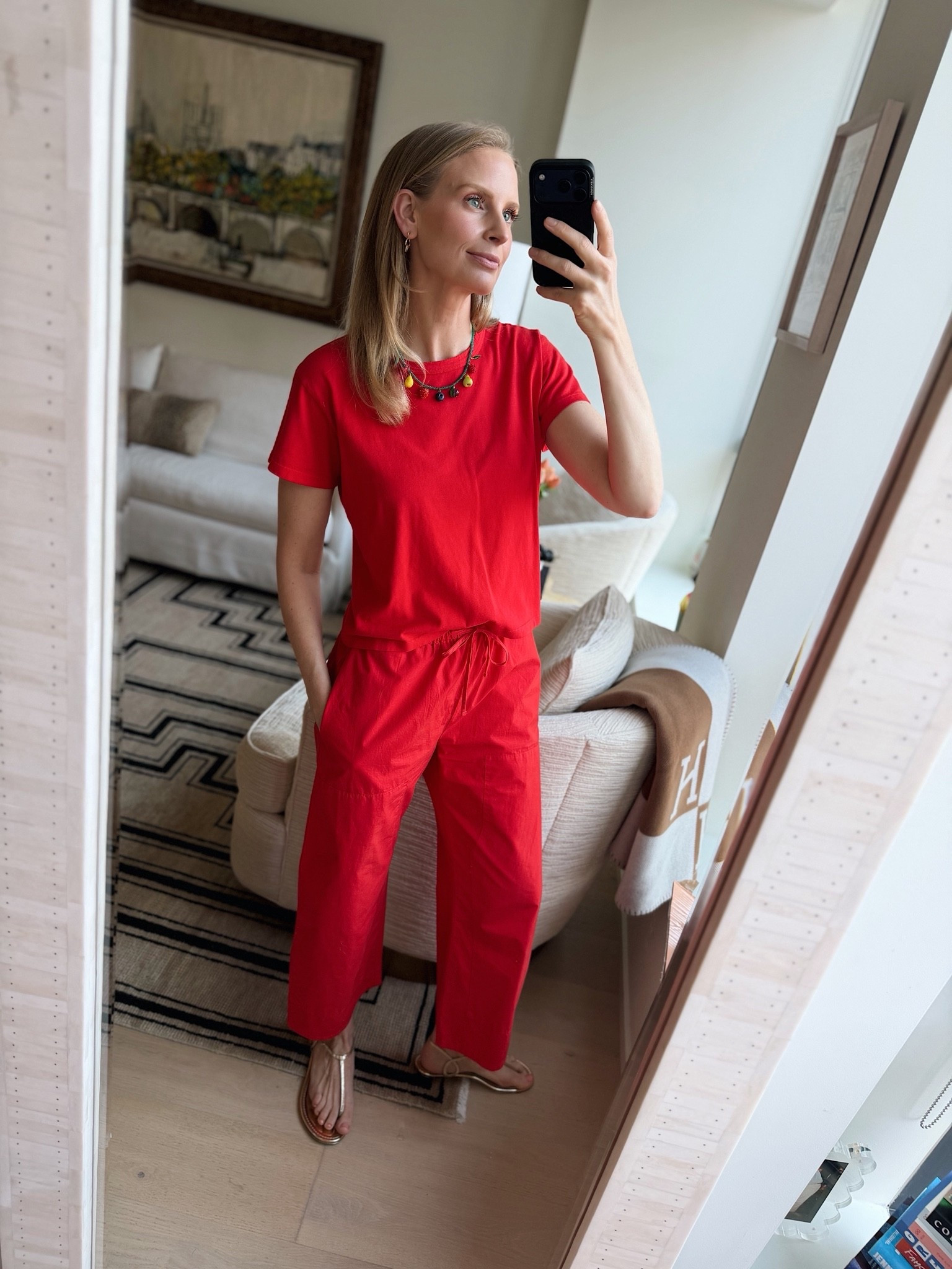 Today’s look! Wearing the small in the tee and pants.

#LTKootd