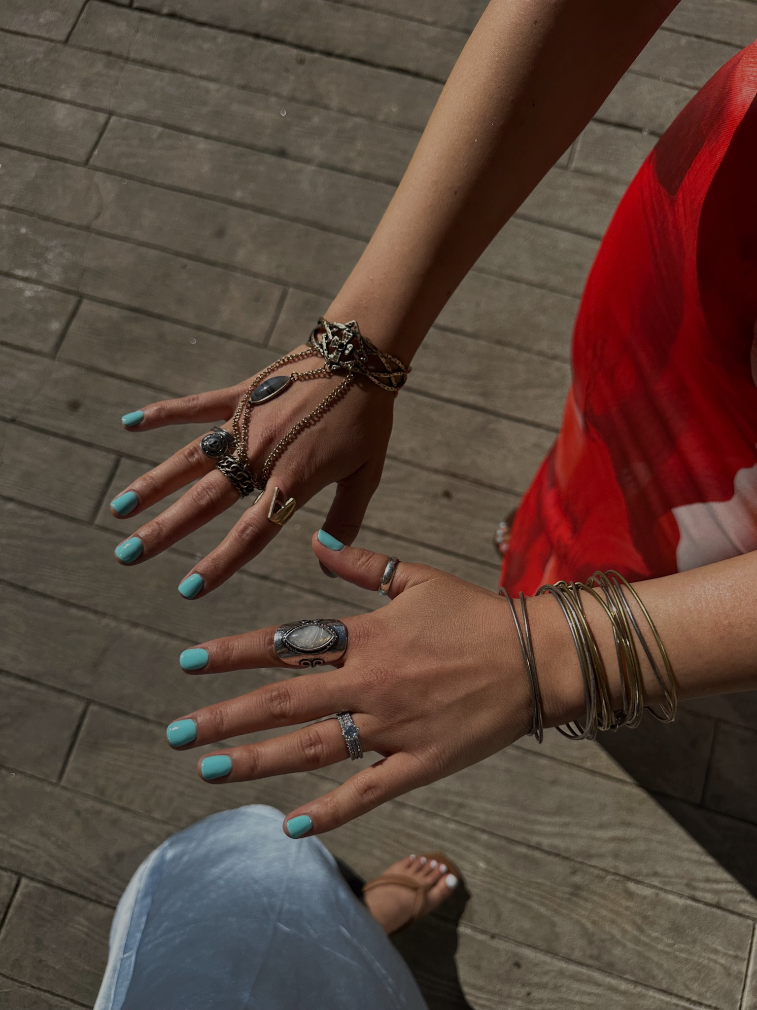 Mixing my metals because I can. And I will! Always. 

#Jewelry 
#Metals
#Accessories 

#LTKStyleTip #LTKGiftGuide