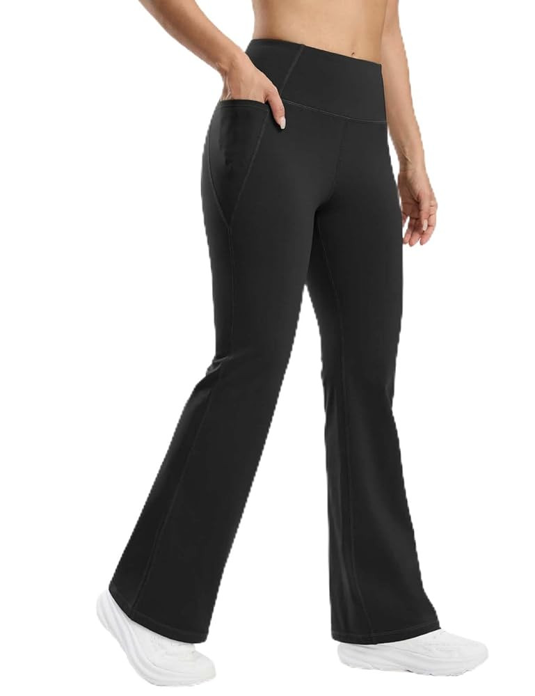 Seamaid Women's Fleece Lined Pants 30" Winter Thermal Flare Leggings Warm Insulated Bootcut Pants... | Amazon (US)