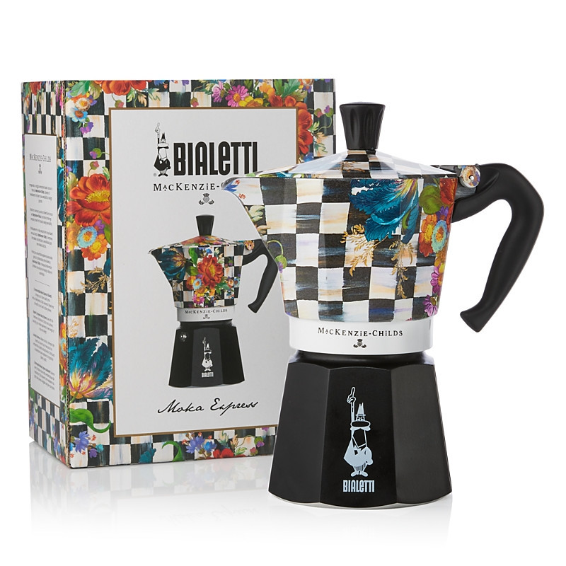 MacKenzie-Childs x Bialetti Courtly Flower Market 6 Cup Moka Pot | Bloomingdale's (US)