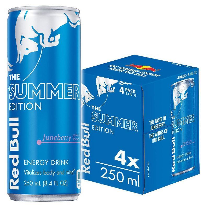 Red Bull Summer Edition Energy Drink - 4pk/8.4 fl oz Cans | Target