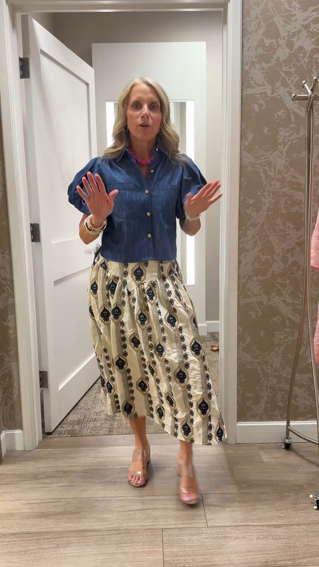 Summer to fall, this look does it all…yep, I’m a poet. HA! Love this brand @Dillards Inc.

#LTKootd #LTKOver40 #LTKWorkwear