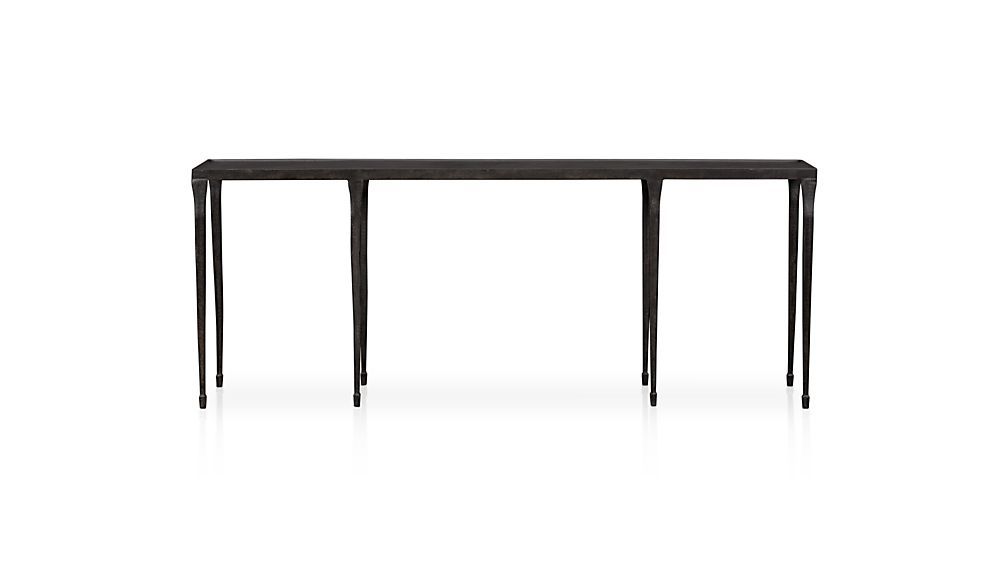 Silviano Long Console Table + Reviews | Crate and Barrel | Crate & Barrel