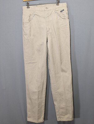VINTAGE ROCKIES Jeans High Waisted Country Western 33/32 KHAKI Sh*t Kikker Denim  | eBay | eBay US