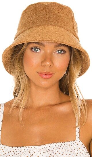 Wave Terry Bucket Hat in Coffee | Revolve Clothing (Global)