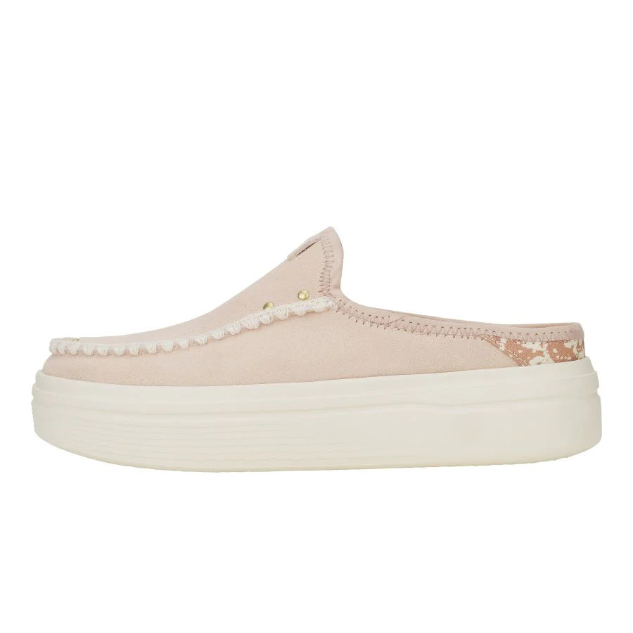 HEYDUDE | Women's Mules | Austin Lift Western - Blush | Size 7 | HEYDUDE