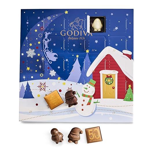 Godiva Chocolatier Holiday Gourmet Chocolate Advent Calendar 2021 | Amazon (US)