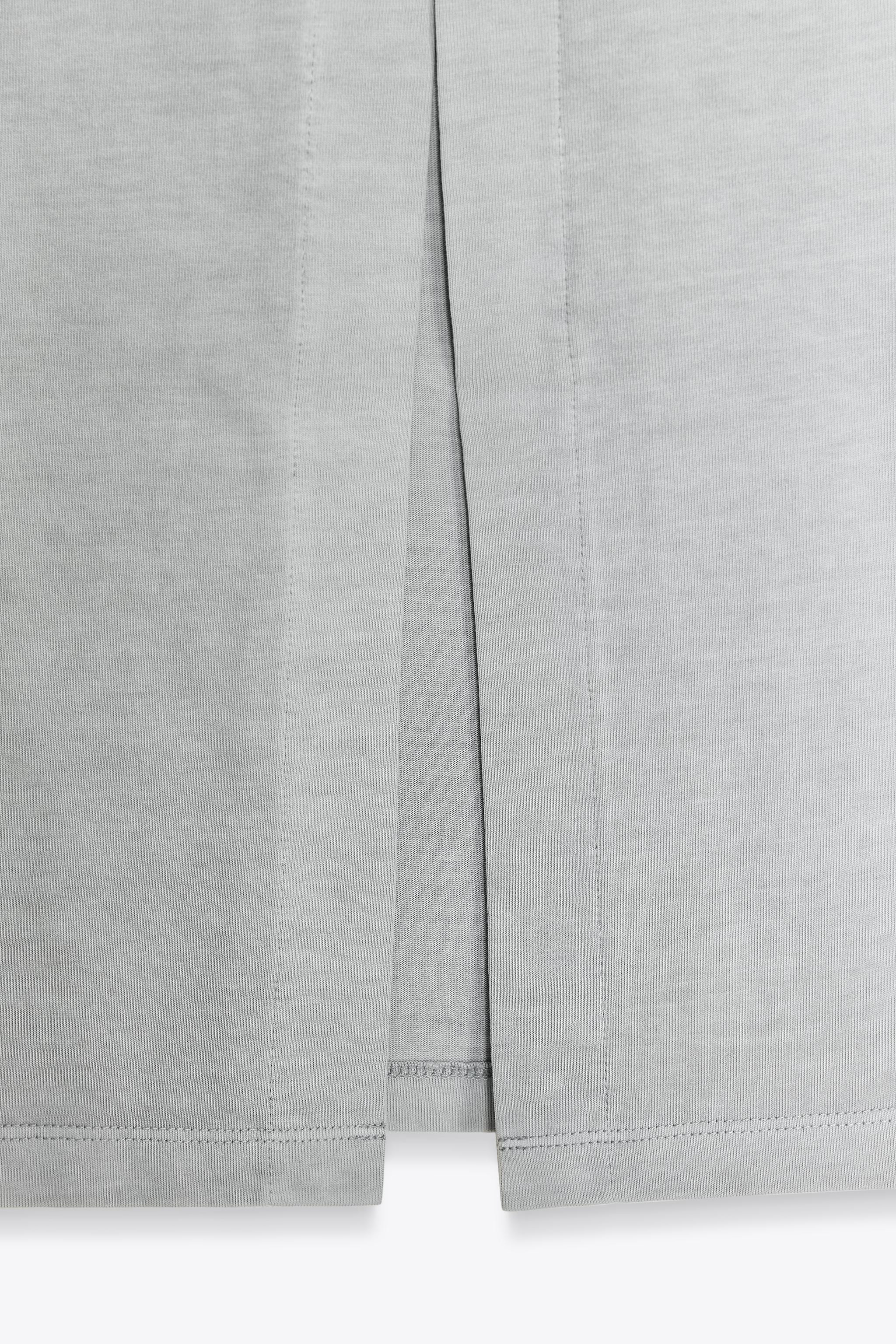 WASHED EFFECT MIDI SKIRT | Zara US