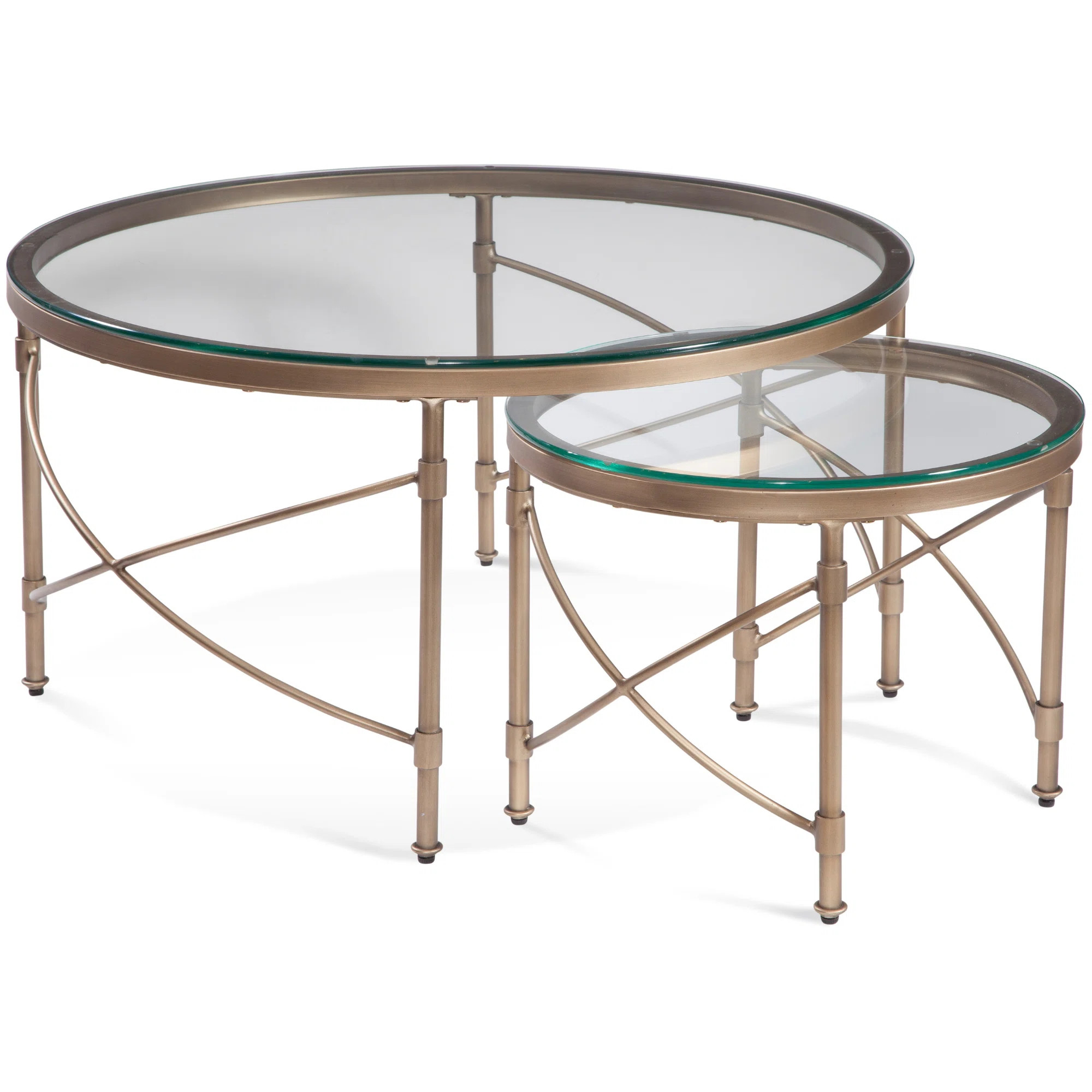Latitude Run® Harrison 4 Legs 2 Nesting Tables & Reviews | Wayfair | Wayfair North America