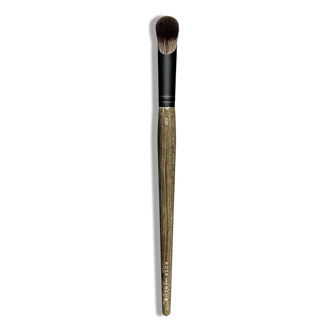 Rose and Ben Beauty C32 Large Concealer Brush | Dense Angled Professional Makeup Brush for Blendi... | Amazon (US)