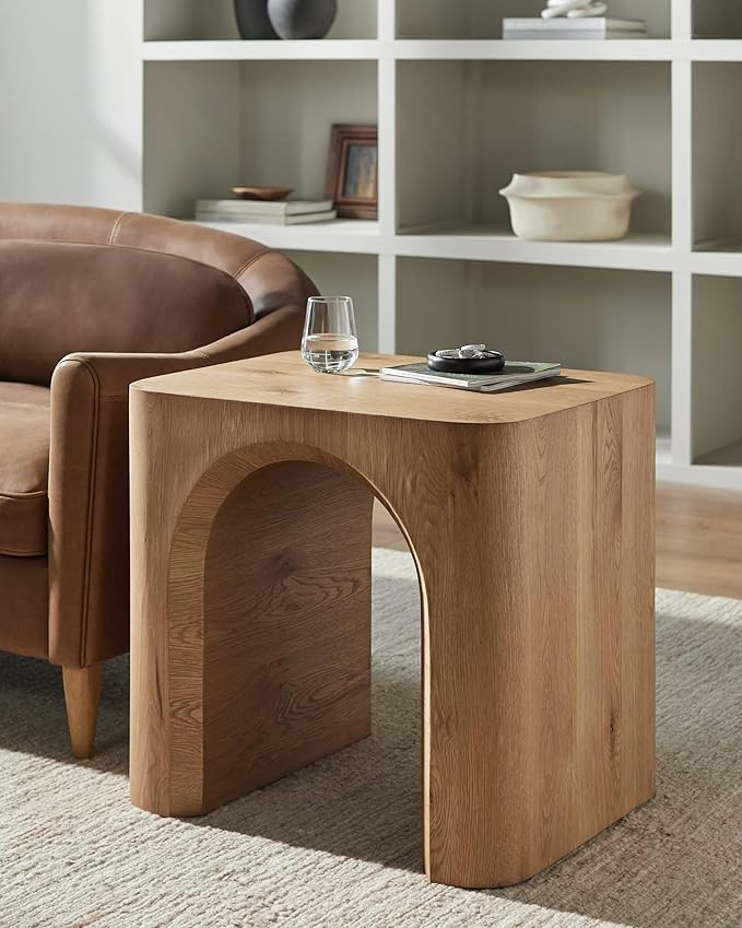 Mark&Day End Table - Shineka Modern Red Rectangle End Tables for Living Room, Bedroom Night Stand... | Amazon (US)