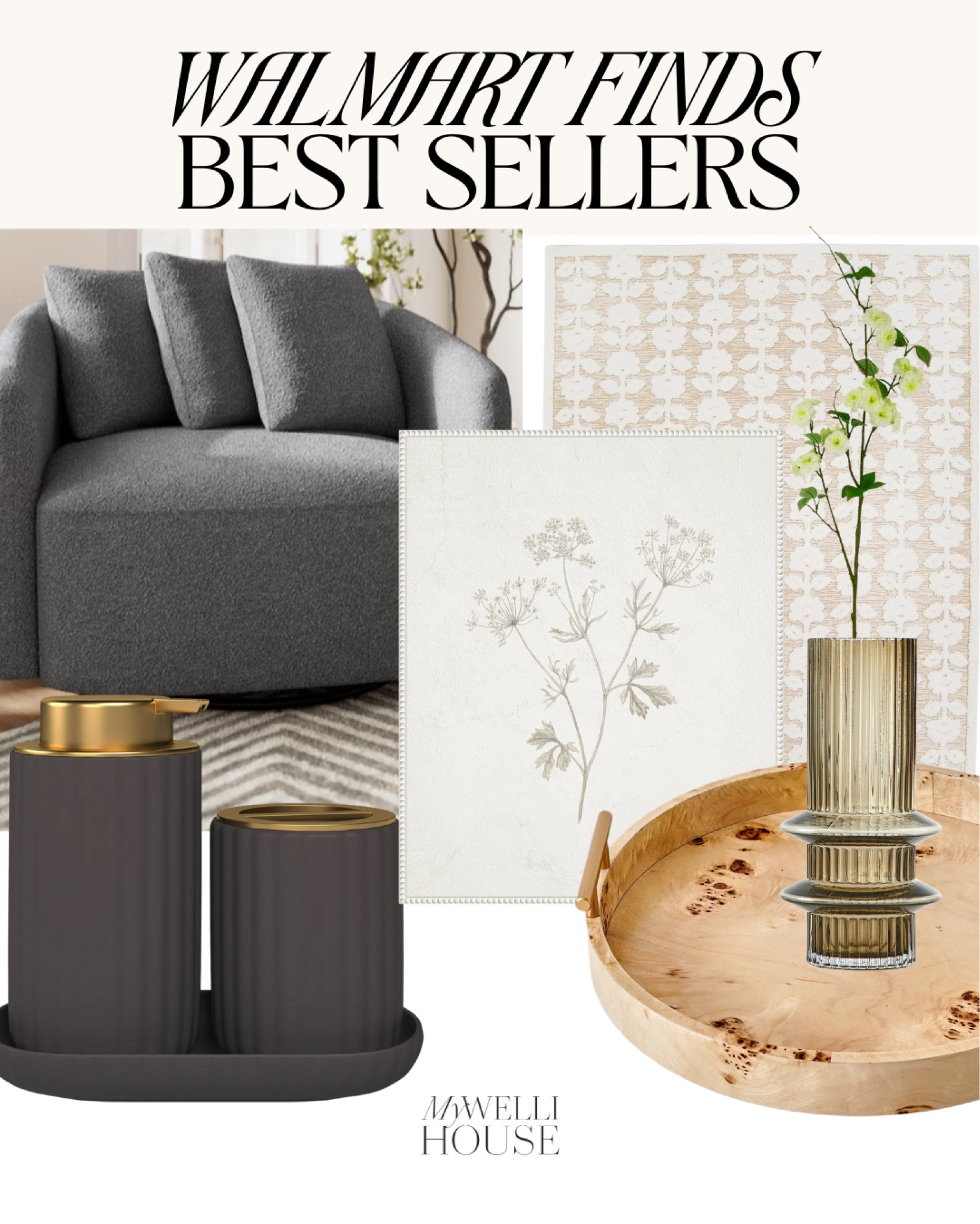 Walmart Home - Best Sellers

#WalmartHome #DesignerInspired #AffordableLuxury #TrendyDecor #ShopTheLook


#LTKStyleTip #LTKSaleAlert #LTKHome