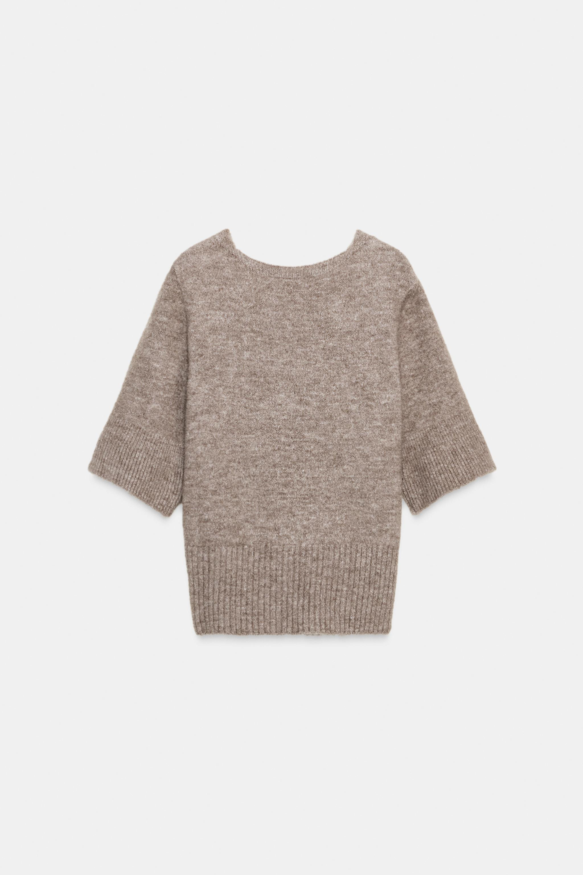 KNIT TOP WITH OPEN BACK | Zara UK