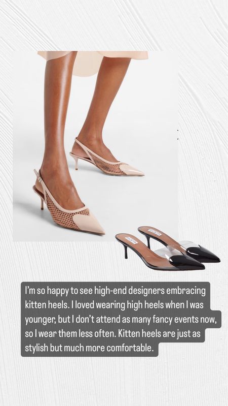 Alaia kitten heels 

Great for a wedding or party 


#LTKover40 #LTKshoecrush #LTKwedding