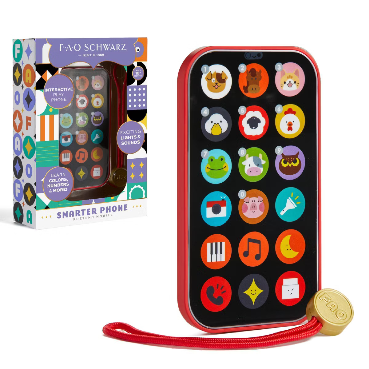 FAO Schwarz Smarter Phone Pretend Play - 18 Months | Target