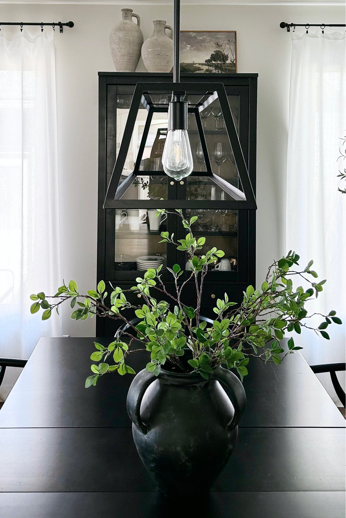 This Joshua Vase is beautiful, timeless, functional and a staple in my home decor. Framed vintage art combined with vases is a great way to style a cabinet or sideboard. 

#LTKhome