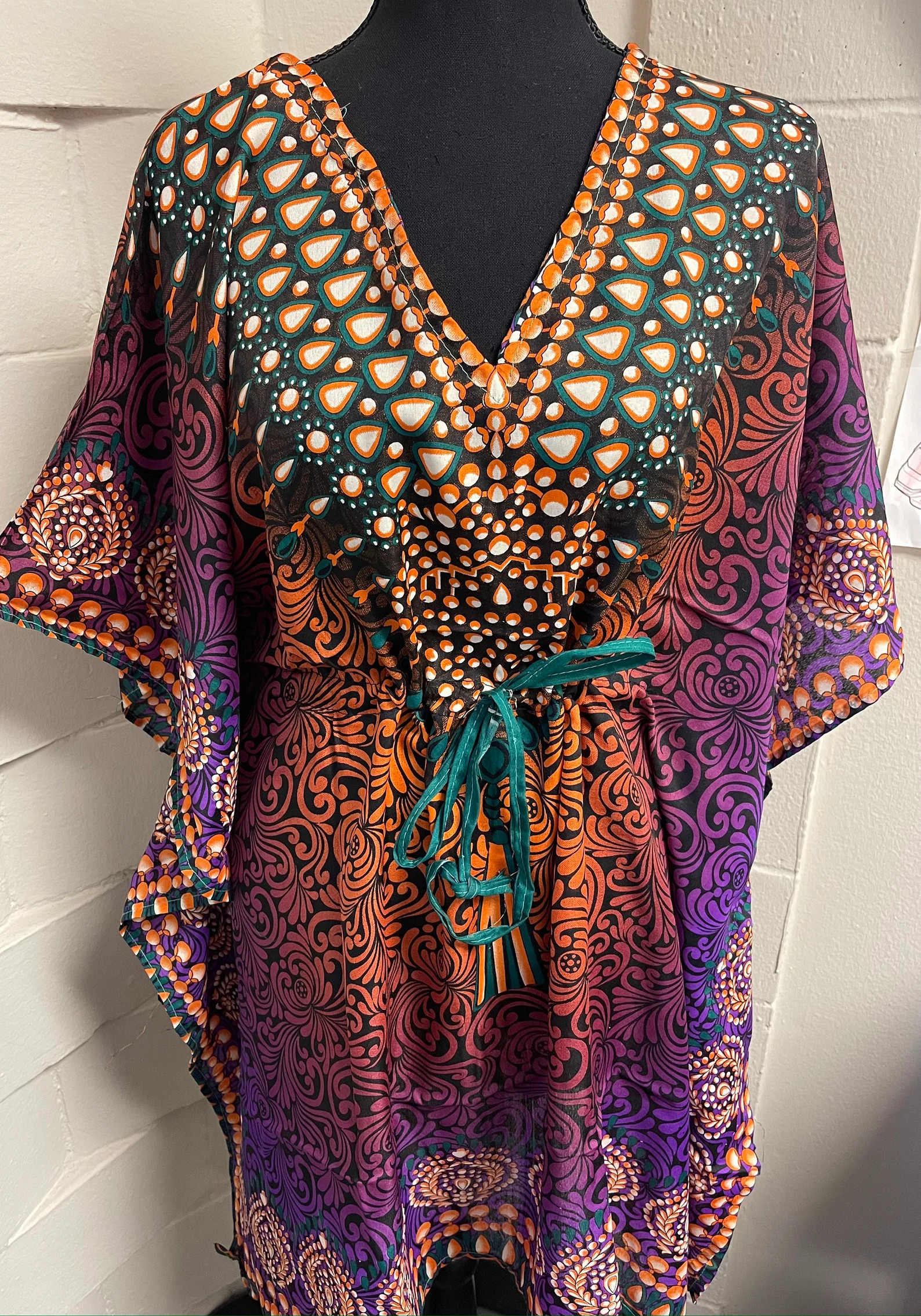 Short Kaftan Kimono Resort Wear, Short Dress, Resort Wear, Cover Up, Summer Dress, Beach Cover up... | Etsy (Global)